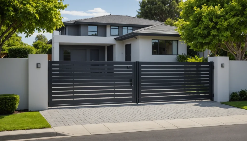Design extérieur : pourquoi opter pour un portail en aluminium ?